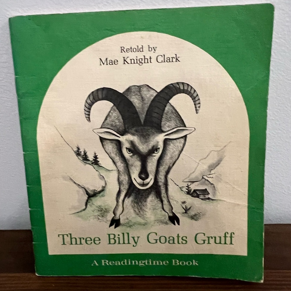 Vintage Three Billy Goats Gruff
Book by Mae Knight Clark